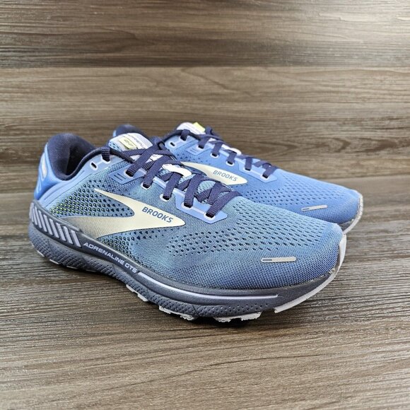 Brooks Adrenaline GTS 22 Guiderails Blue Running Shoes Sneakers - Women's Sz 12 - Picture 3 of 16